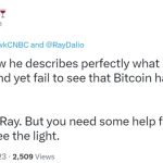 Ray Dalio says Bitcoin is not the answer, the community responds