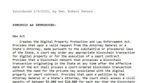 ‘Unworkable’ bill to ban blockchain immutability is introduced in Illinois