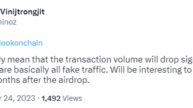 Arbitrum airdrop sees 1,500 addresses consolidate $3.3M into two wallets