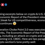 ‘Crypto FUD’ — Industry outraged as White House report slams crypto