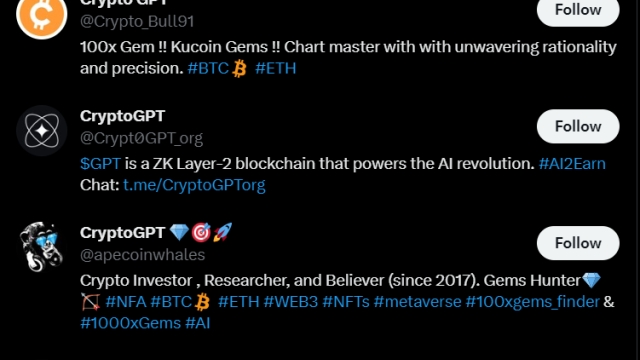 ‘CryptoGPT’ Twitter accounts spring up as hashtag trends on Twitter