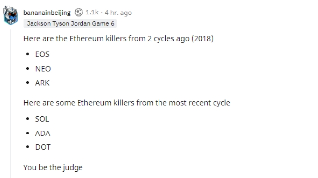 Do ‘Ethereum killers’ have a future? Here’s what the crypto community says