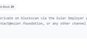 Euler Finance to enter talks with exploiter over the return of funds