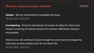Hedera confirms exploit on mainnet led to theft of service tokens