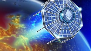 Satellite orbiting Earth participates in the Ethereum KZG ceremony