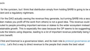 Arbitrum’s DAO to receive over 3,350 ETH revenue from transaction fees