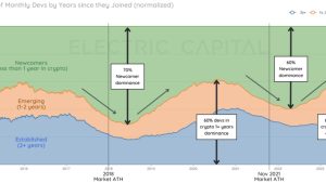 48% fewer new crypto coders last year – developer report