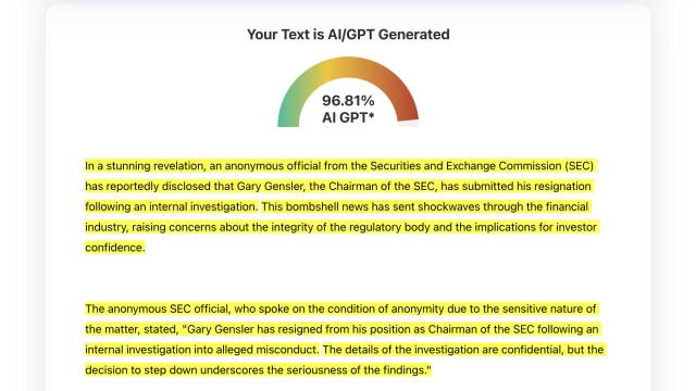 AI-generated fake news sparks rumors of Gary Gensler’s resignation