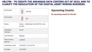 Arkansas counties rush to pass noise regulations for crypto miners