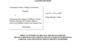 Binance, CZ challenge CFTC lawsuit, seek dismissal