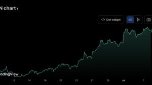 Coinbase shares up 50% since SEC lawsuit