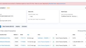 Curve omnipool platform Conic Finance hacked for $3.2M in ETH