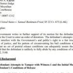 DOJ wants SBF’s bail revoked over witness tampering, diary leak allegations