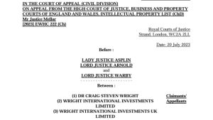 UK court grants appeal from Craig Wright in Bitcoin rights lawsuit