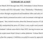US SEC files lawsuit against Celsius and Alex Mashinsky