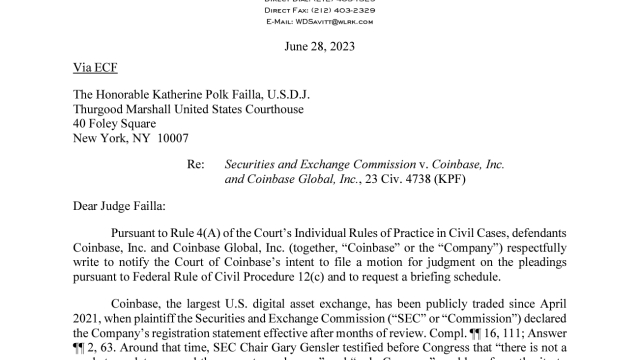 What to expect from the first Coinbase-SEC hearing