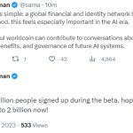 Worldcoin launches token to distinguish humans from bots