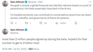 Worldcoin launches token to distinguish humans from bots