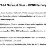 3AC founders fined by Dubai regulator over OPNX exchange