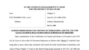 Bankruptcy judge signs off on order allowing Terraform Labs to subpoena FTX entities