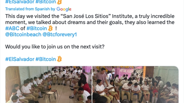 El Salvador’s Bitcoiners teach 12-year-olds how to send sats