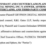 Gryphon Digital seeks court dismissal of Sphere 3D’s lawsuit