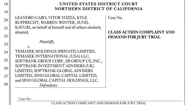 Temasek, Sequoia Capital, Softbank, leading VCs face lawsuit for “abetting” FTX fraud