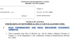 Crypto lender BlockFi gets court nod for plan to repay customers