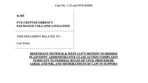 FTX’s former external legal team disputes involvement in fraud allegations