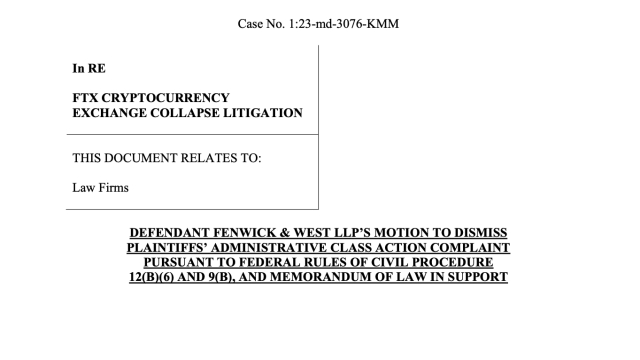 FTX’s former external legal team disputes involvement in fraud allegations