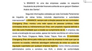 Brazil’s Congress puts Binance CEO CZ in crosshairs for indictment