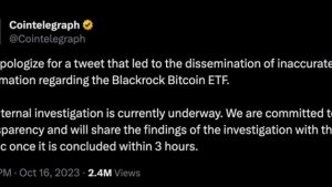 Clarification on sharing false spot Bitcoin ETF news
