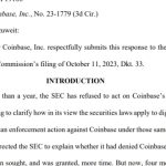 Coinbase continues push to compel SEC to act on crypto rulemaking petition