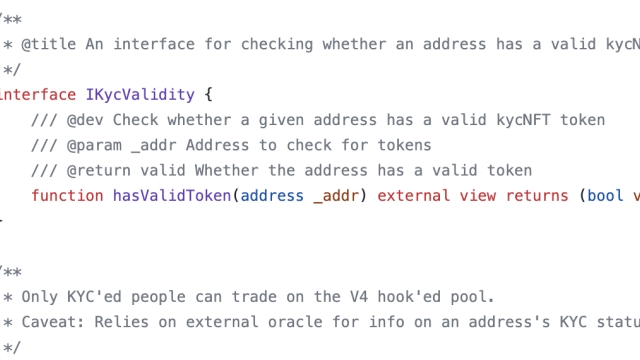 KYC hook for Uniswap v4 stirs community controversy