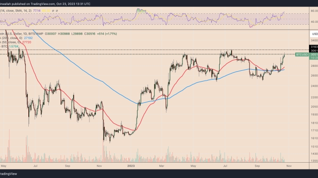 MicroStrategy’s Bitcoin stash back in profit with BTC price above $30K