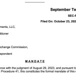 US court issues mandate for Grayscale ruling, paving way for SEC to review spot Bitcoin ETF