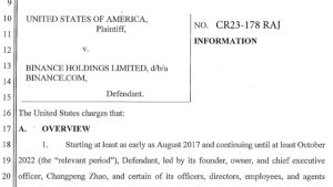 Binance settles with U.S. government: Timeline of US enforcement actions