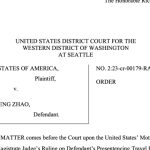 Changpeng Zhao may not leave the US pending court review, says judge