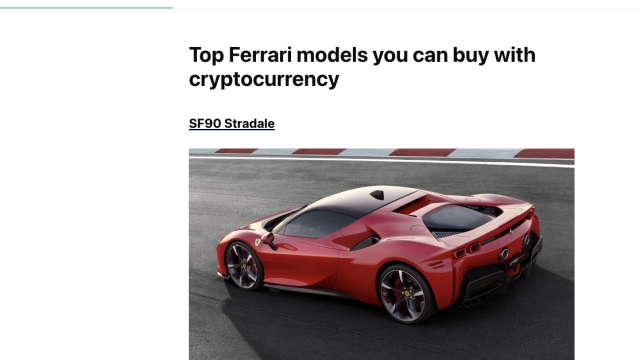 Ferrari’s Bitcoin acceptance is major market win, says CoinFlip CEO