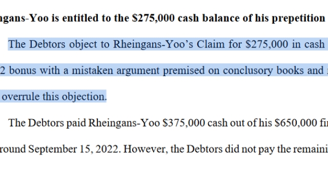 FTX Foundation staffer fights for $275K bonus promised by SBF