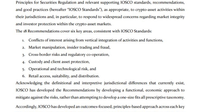 Global securities body IOSCO unveils crypto regulatory framework proposals