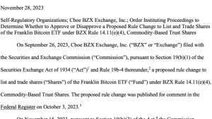 SEC seeks public input on Franklin Templeton, Hashdex Bitcoin ETFs