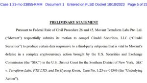 SEC seeks summary judgment in Do Kwon and Terraform Labs case