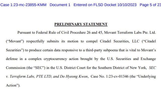SEC seeks summary judgment in Do Kwon and Terraform Labs case
