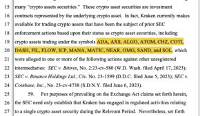 SEC sues Kraken alleging it’s an unregistered exchange, mixes user funds