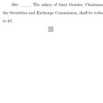 US lawmaker proposes to cut SEC chair Gary Gensler’s salary to $1